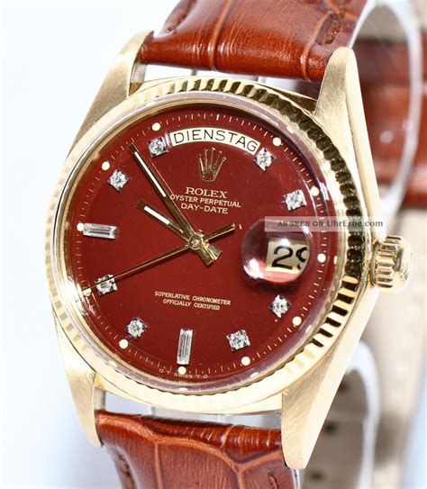 rolex uhr mit lederarmband|rolex herren armband.